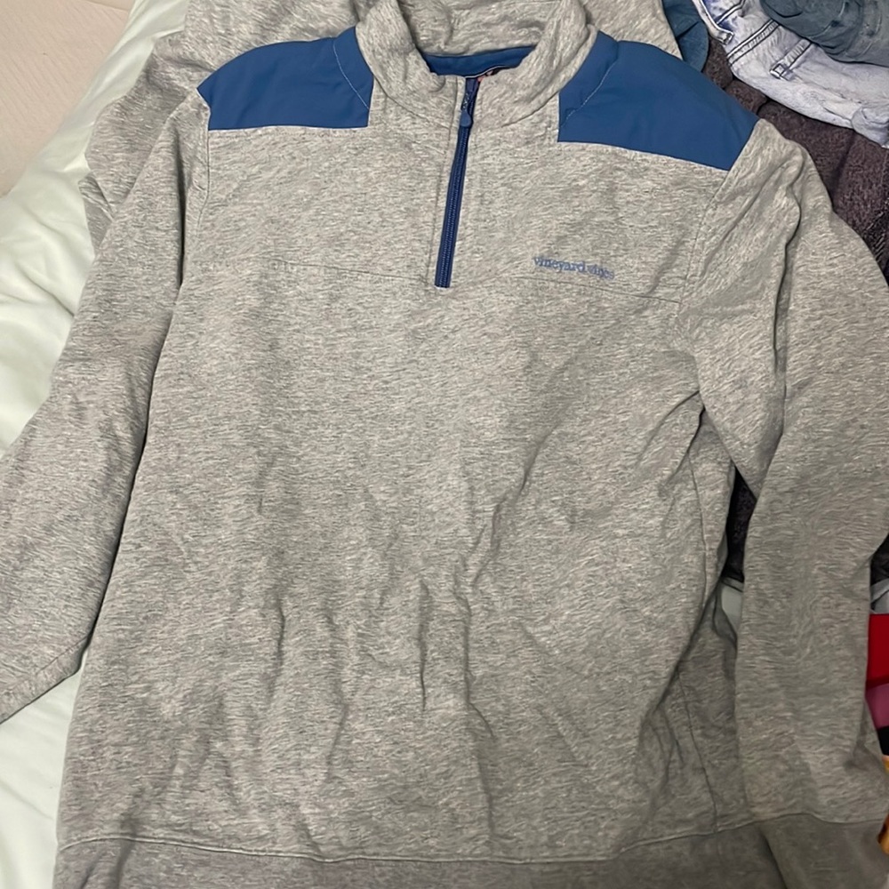 Vineyard vines half zip crew neck
